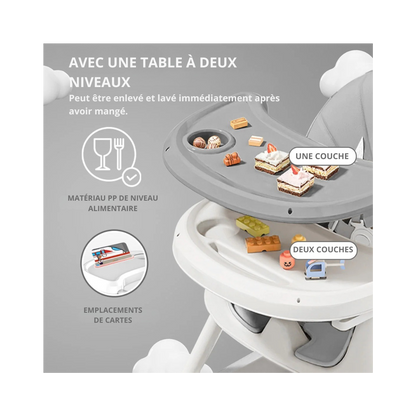 Chaise Haute Évolutive