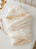 Couverture d'emmaillotage en coton épais 620 g
