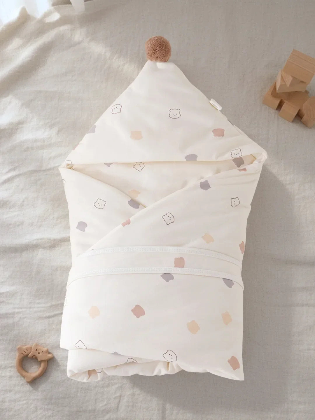 Couverture d'emmaillotage en coton 600 g