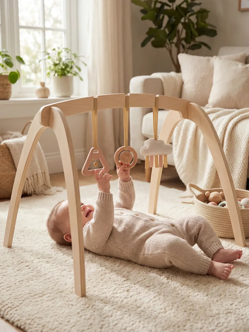 Arche d'éveil en bois - Triple Jouets