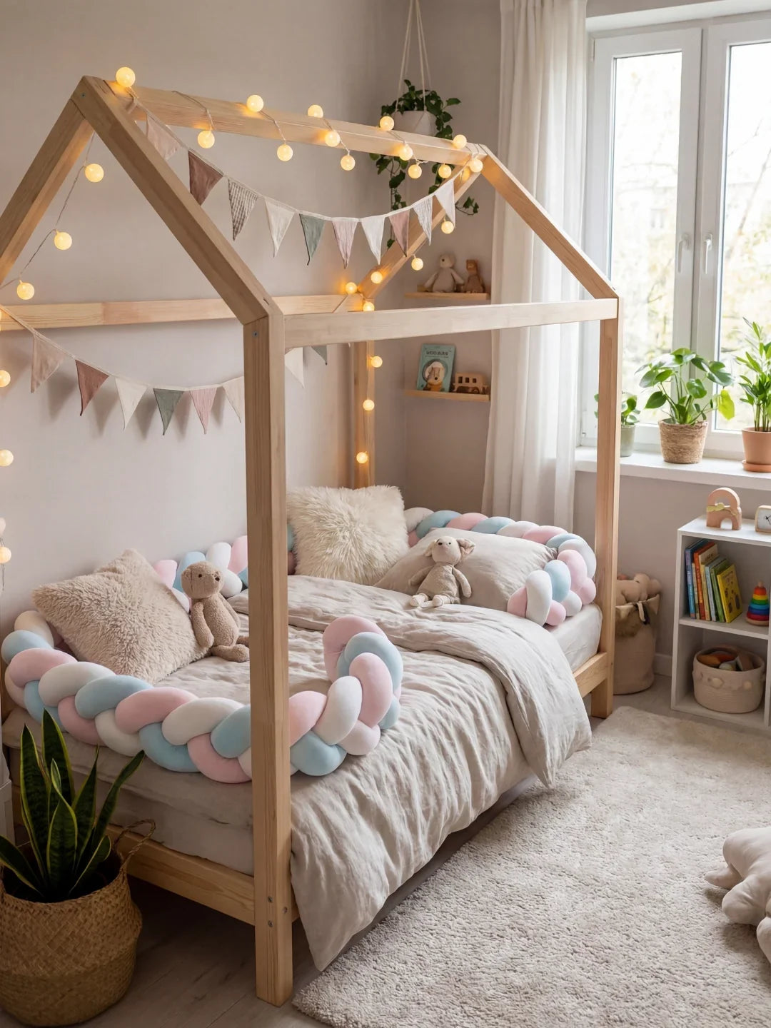 Tresse de lit 3 brins - tricolore