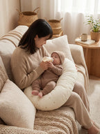 Coussin d'allaitement matelassé