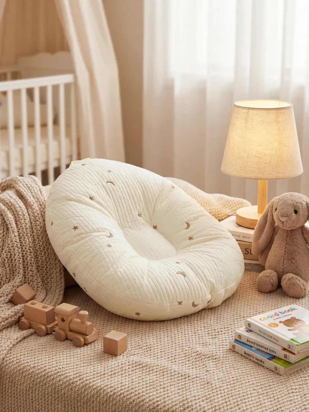 Coussin d'allaitement matelassé