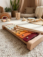 Coffret d'Instruments en Bois 7-en-1